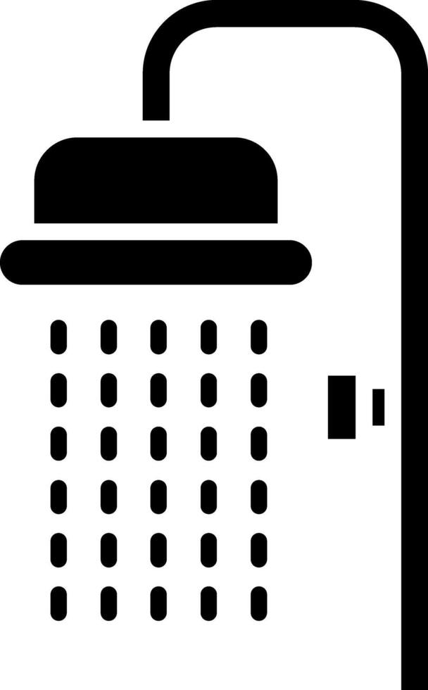 Shower Glyph Icon vector