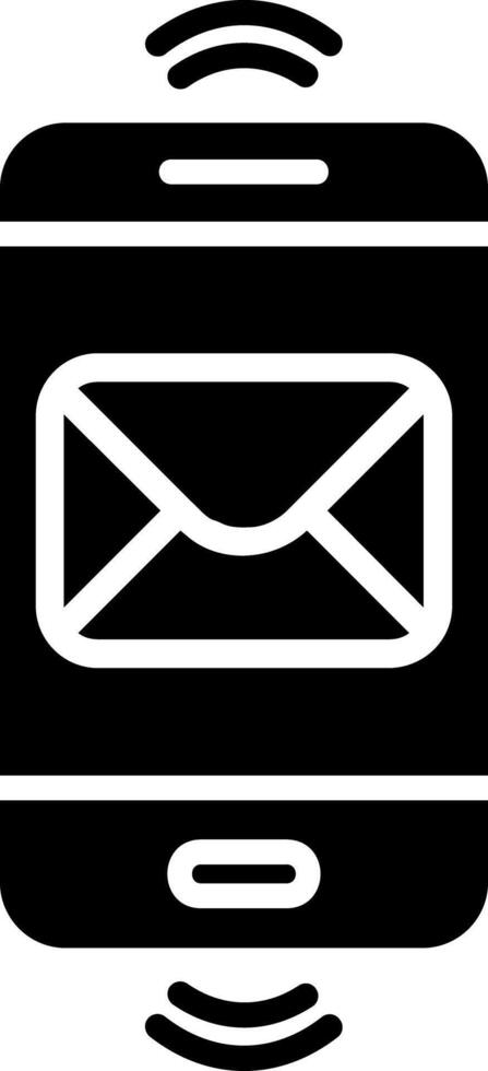 Smartphone Glyph Icon vector
