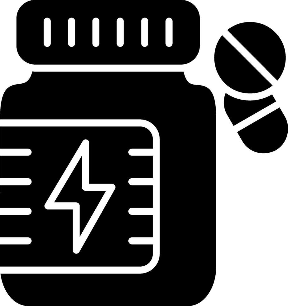 Pills Glyph Icon vector