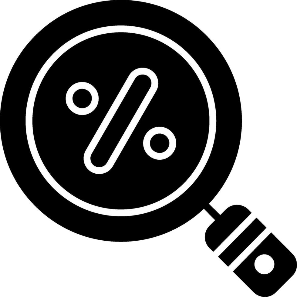 Search Glyph Icon vector