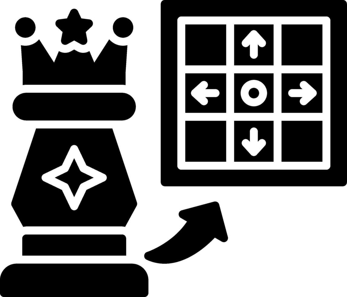 Tower Glyph Icon vector