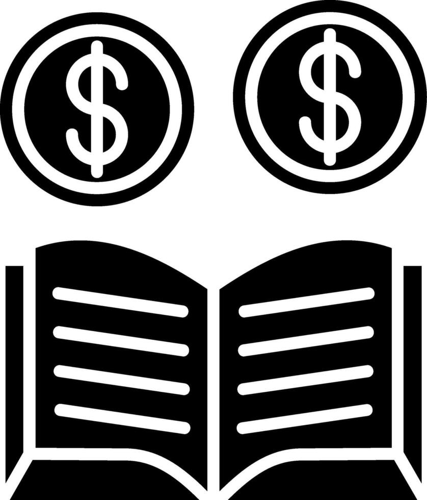 Tuition Glyph Icon vector