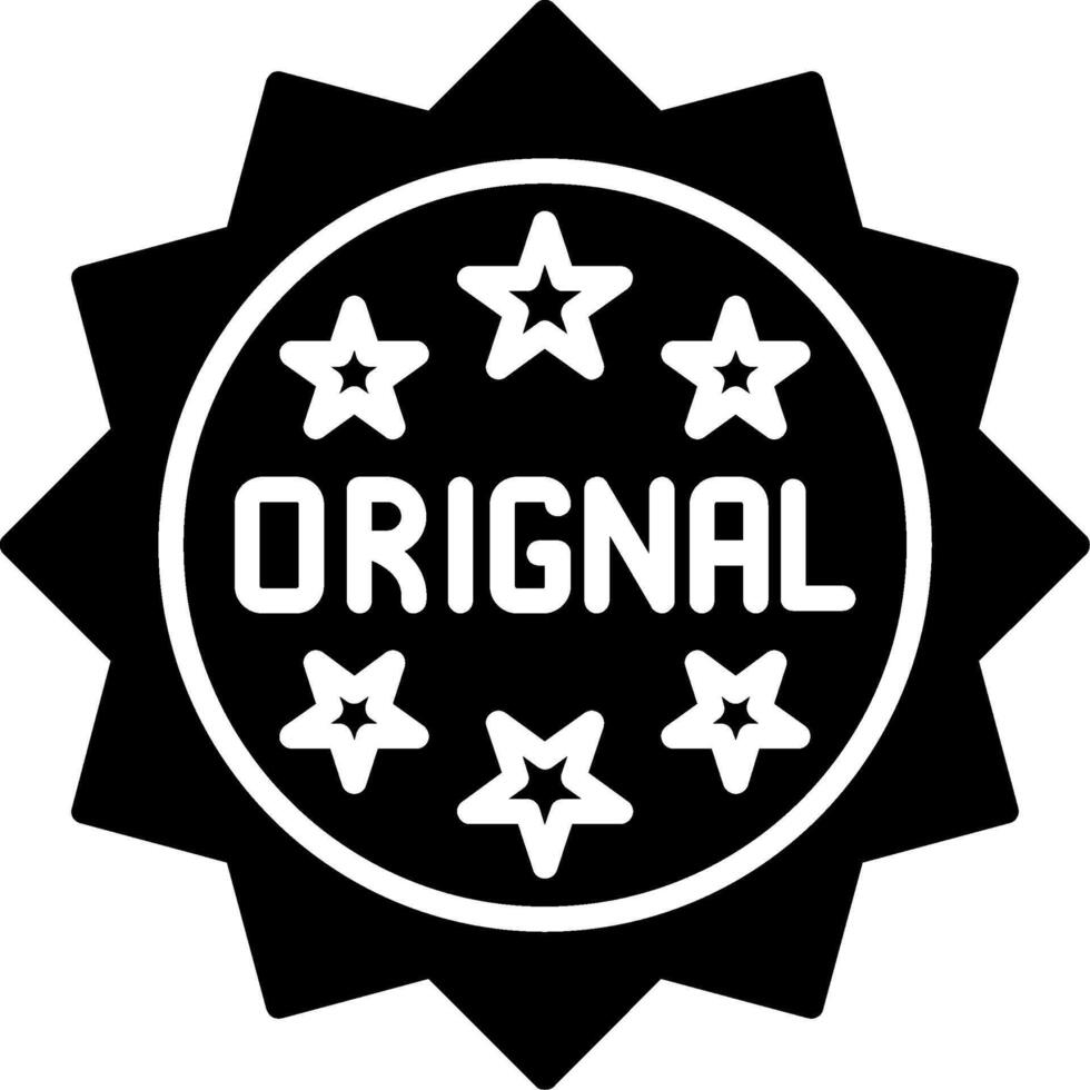 Original Glyph Icon vector
