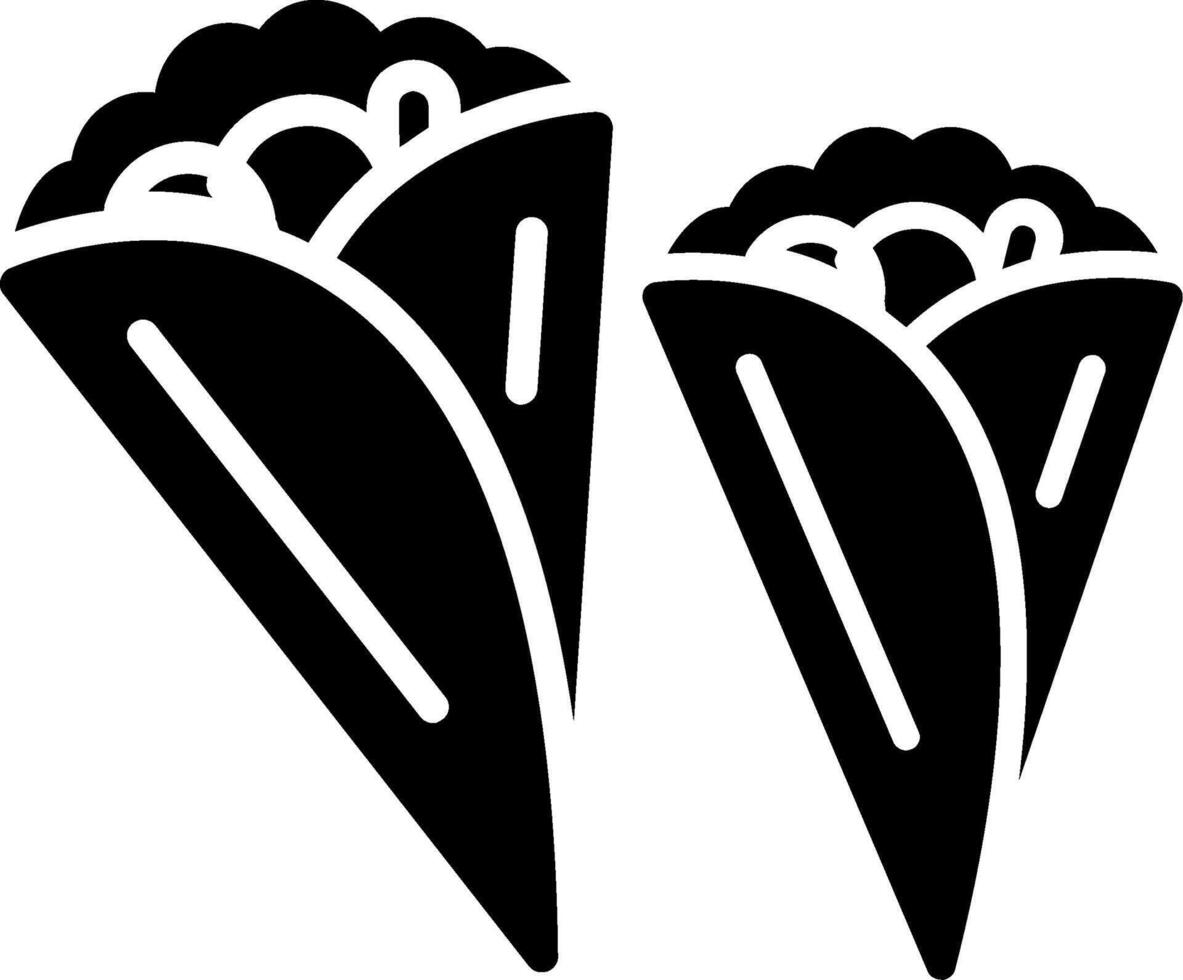 Temaki Glyph Icon vector