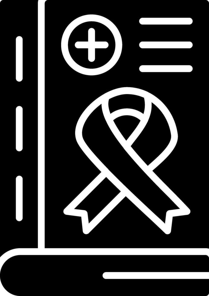 Book Glyph Icon vector