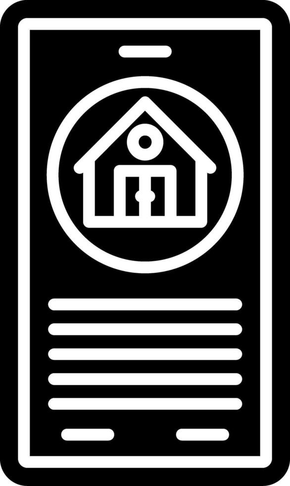 Phone Glyph Icon vector