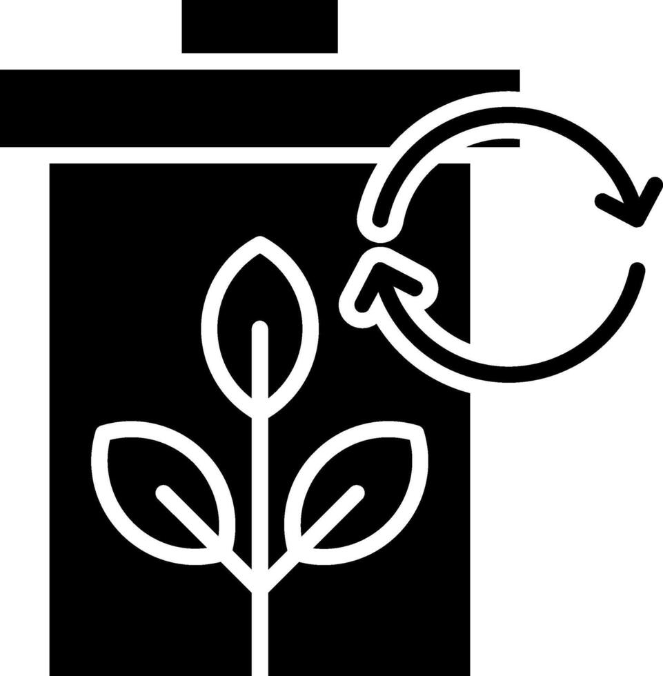 Recycle Glyph Icon vector