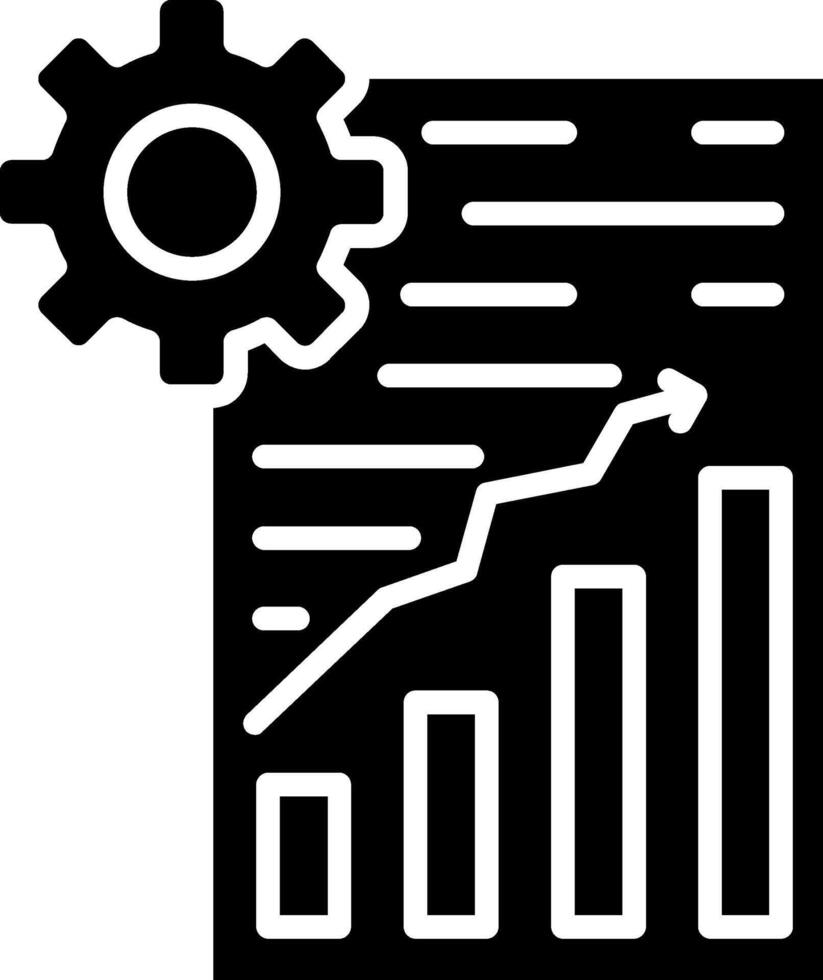 Report Glyph Icon vector
