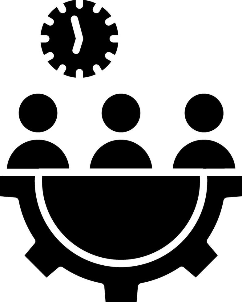 Stakeholder Glyph Icon vector