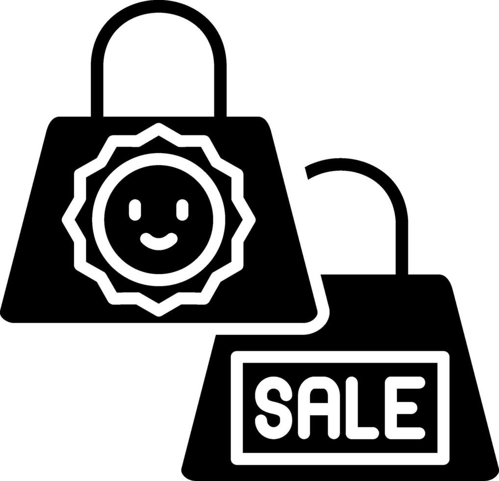 Bag Glyph Icon vector