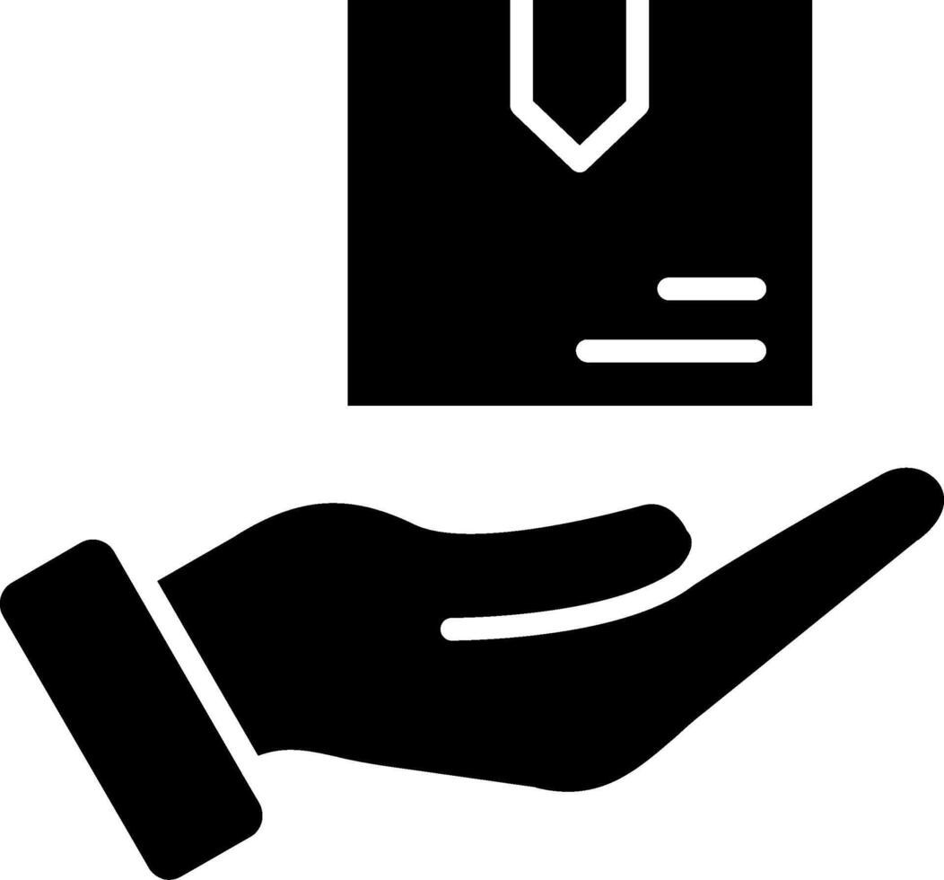 Delivery Glyph Icon vector