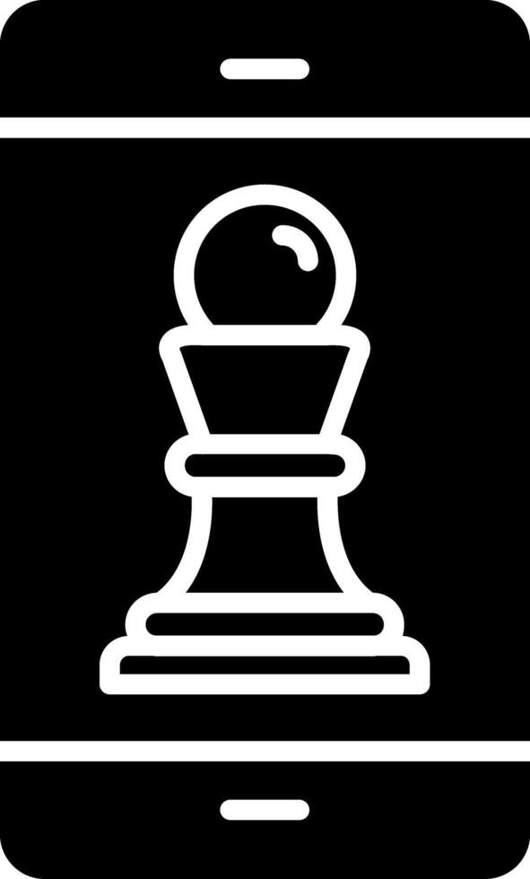 Online Strategy Glyph Icon vector