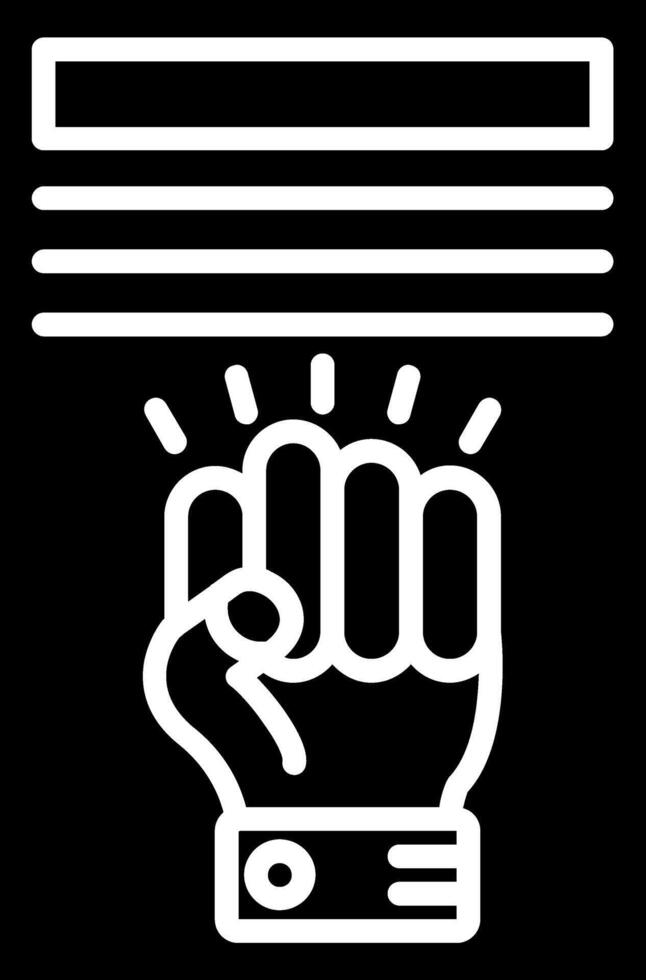 Human Rights Glyph Icon vector