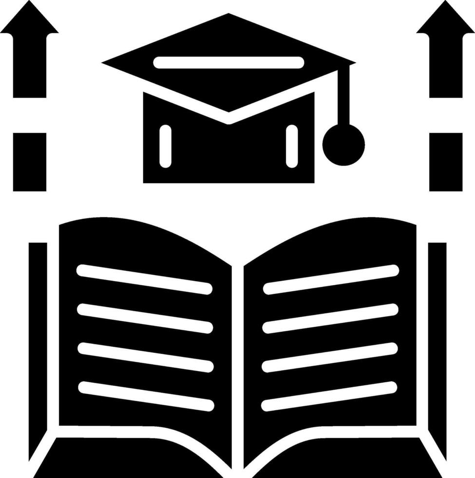Learn More Glyph Icon vector