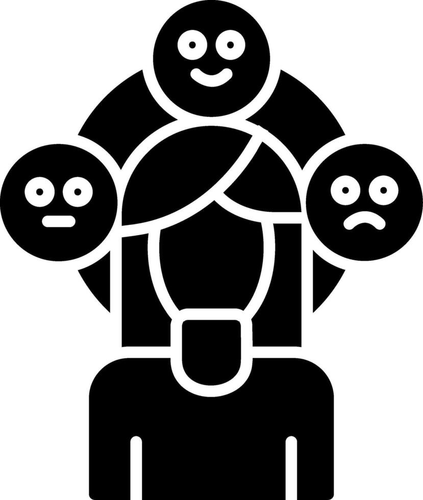 Behavior Glyph Icon vector