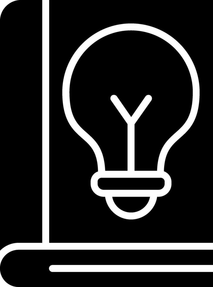 Book Glyph Icon vector