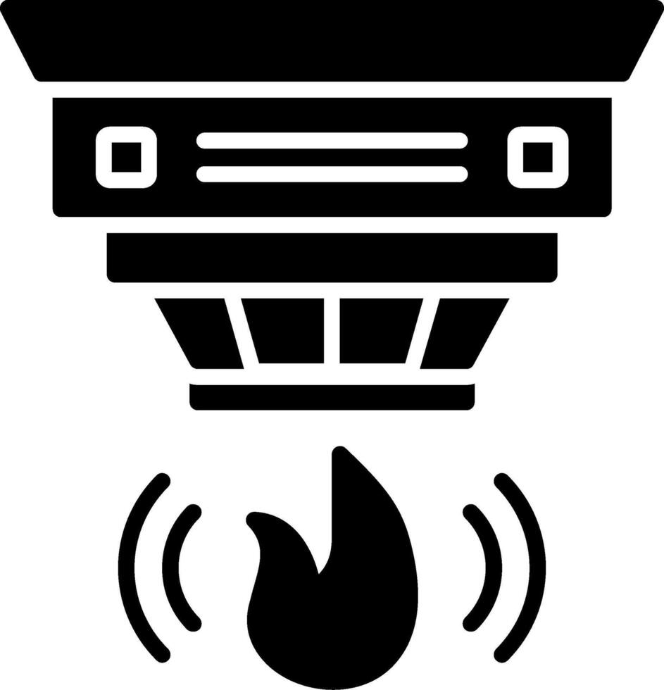 Detector Glyph Icon vector