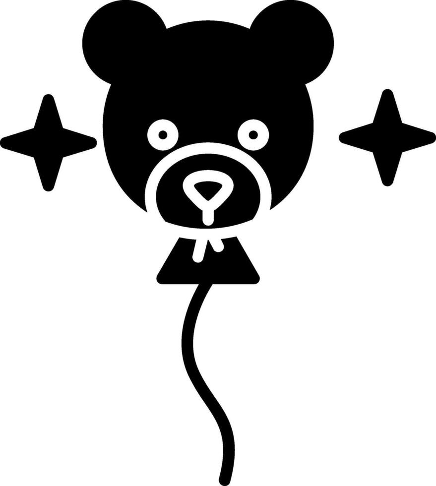 Balloon Glyph Icon vector