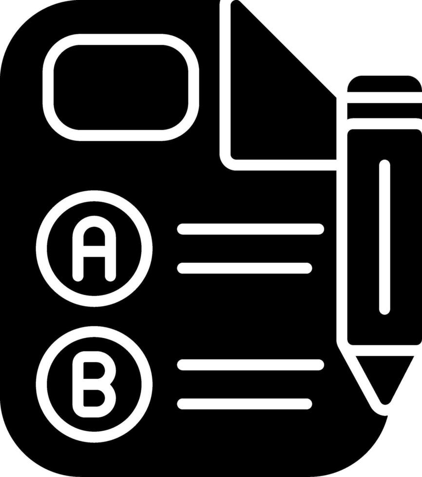 Guidelines Glyph Icon vector