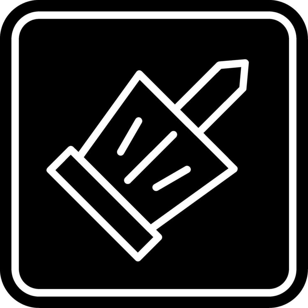 Pin Glyph Icon vector