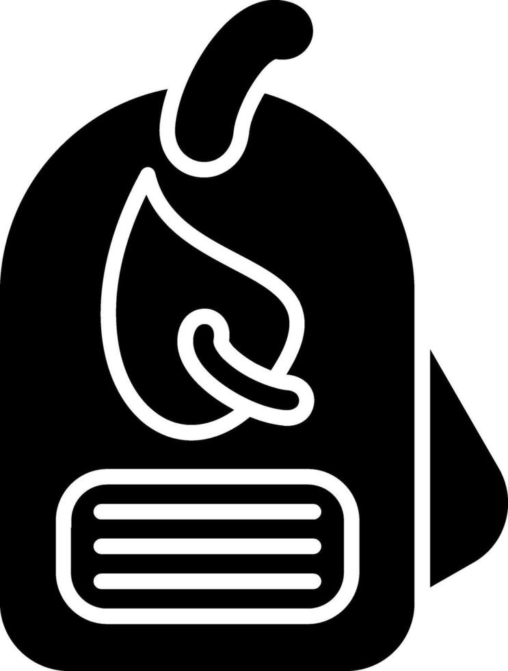 Hang Clothes Glyph Icon vector