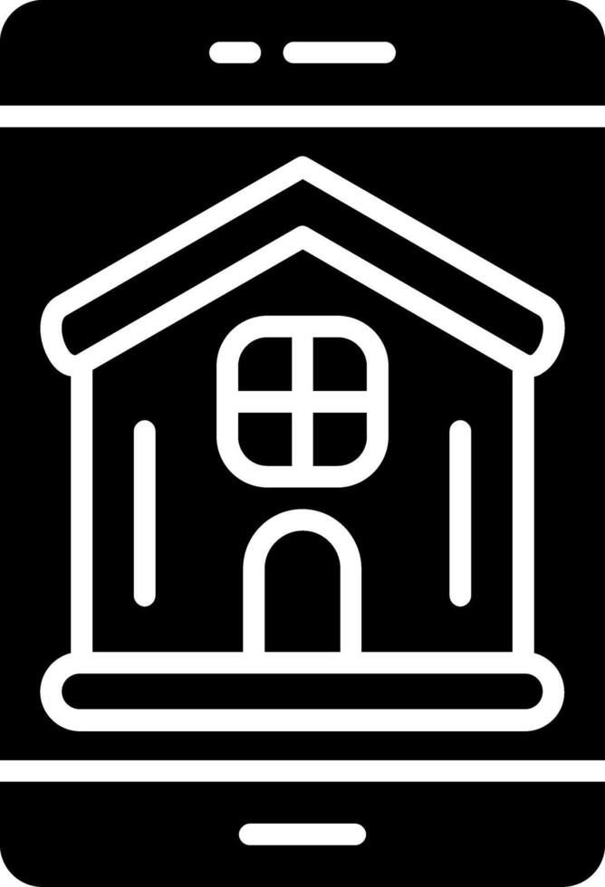 Smartphone Glyph Icon vector