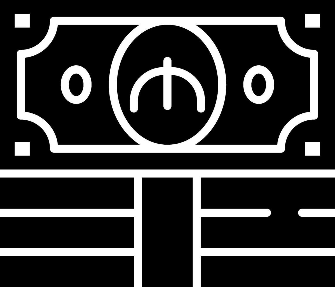 Azerbaijan Currency Glyph Icon vector