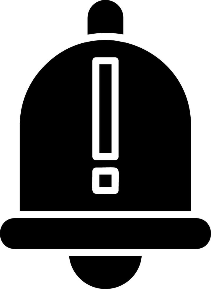 Notification Glyph Icon vector