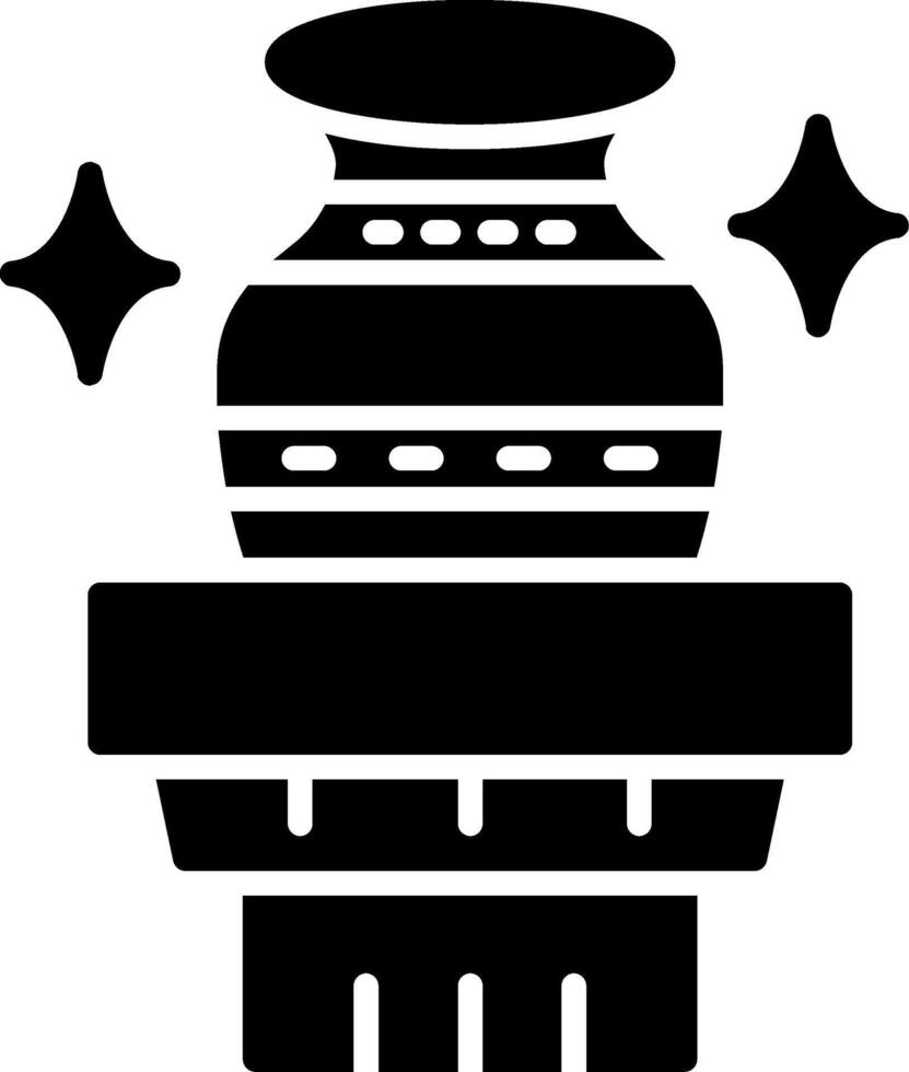 Stage Props Glyph Icon vector
