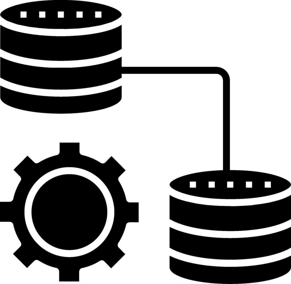 Server Glyph Icon vector