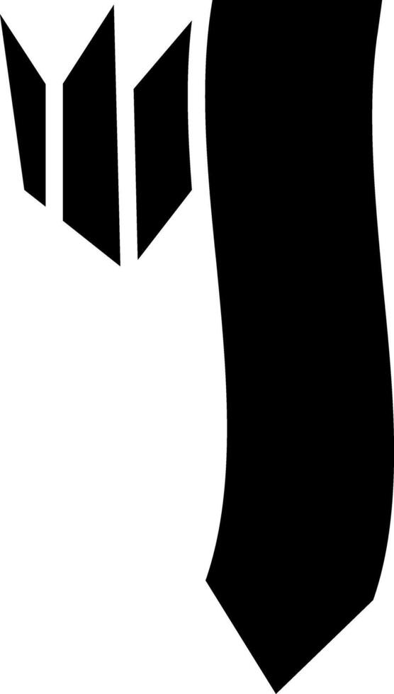 Down Arrow Glyph Icon vector