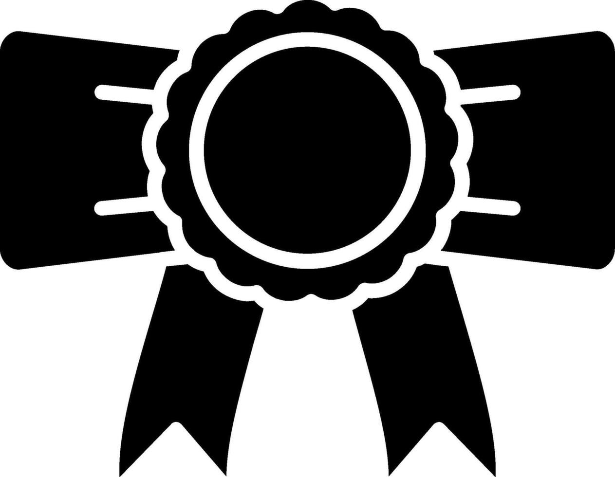Bow Glyph Icon vector