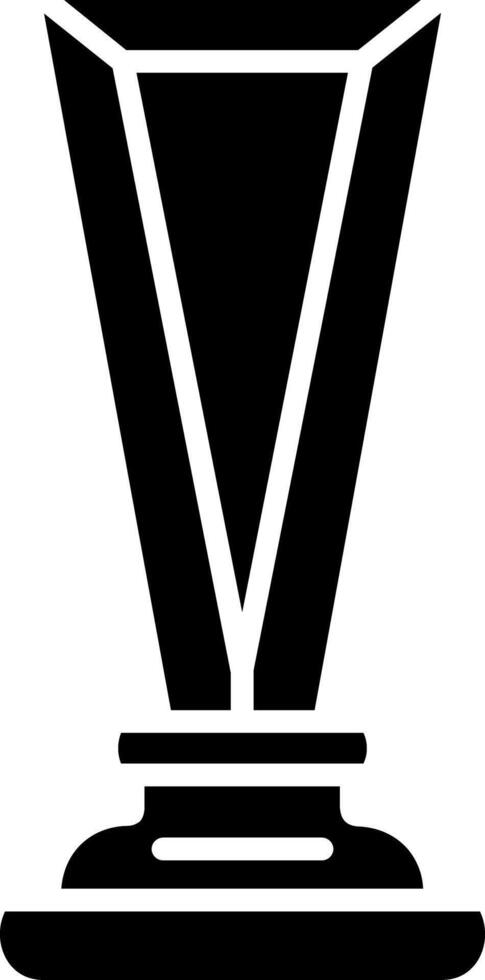 Trophy Cup Glyph Icon vector