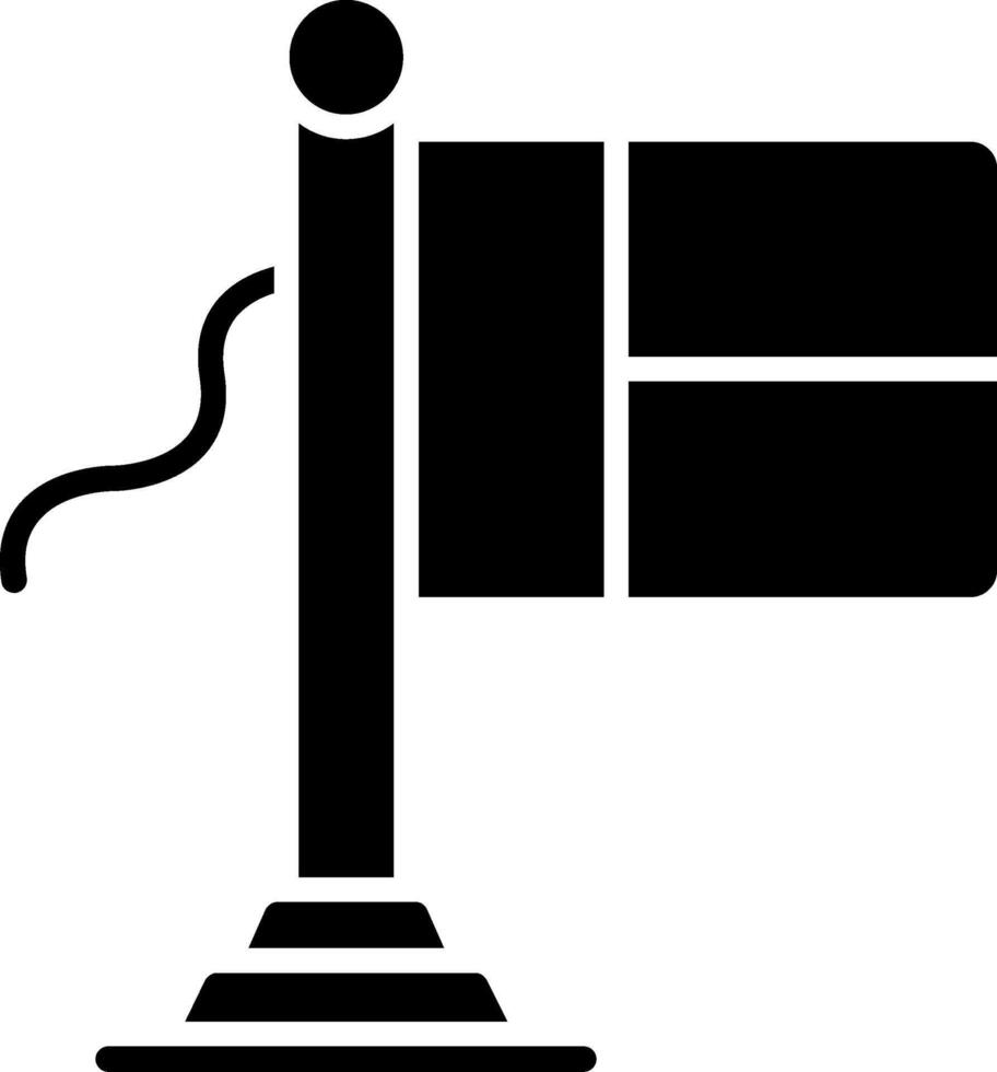 Madagascar Flag Glyph Icon vector