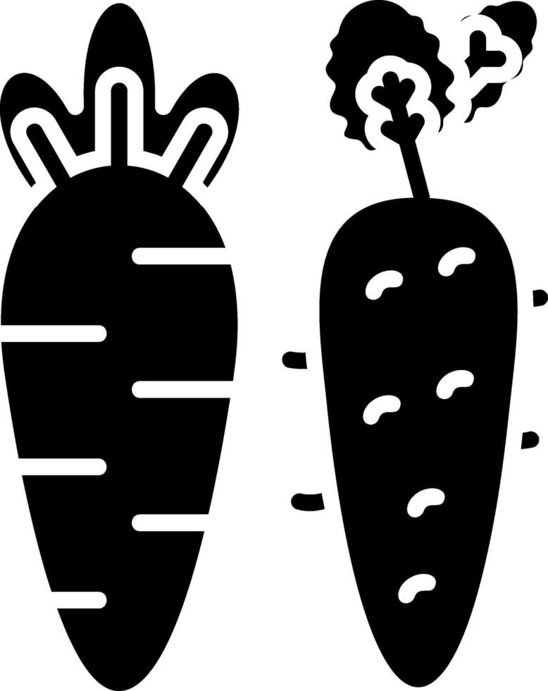 Vegetables Glyph Icon vector