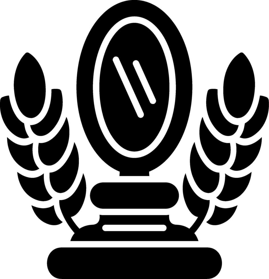 Trophy Cup Glyph Icon vector
