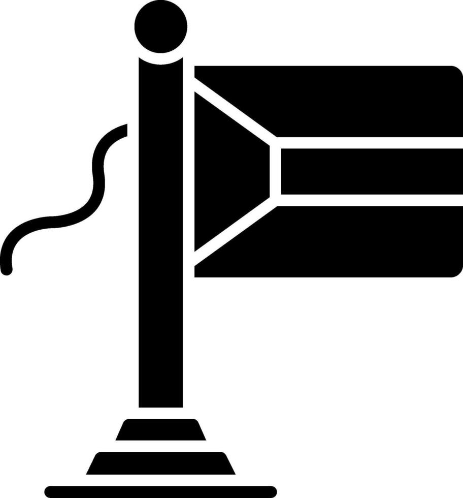 Kuwait Flag Glyph Icon vector