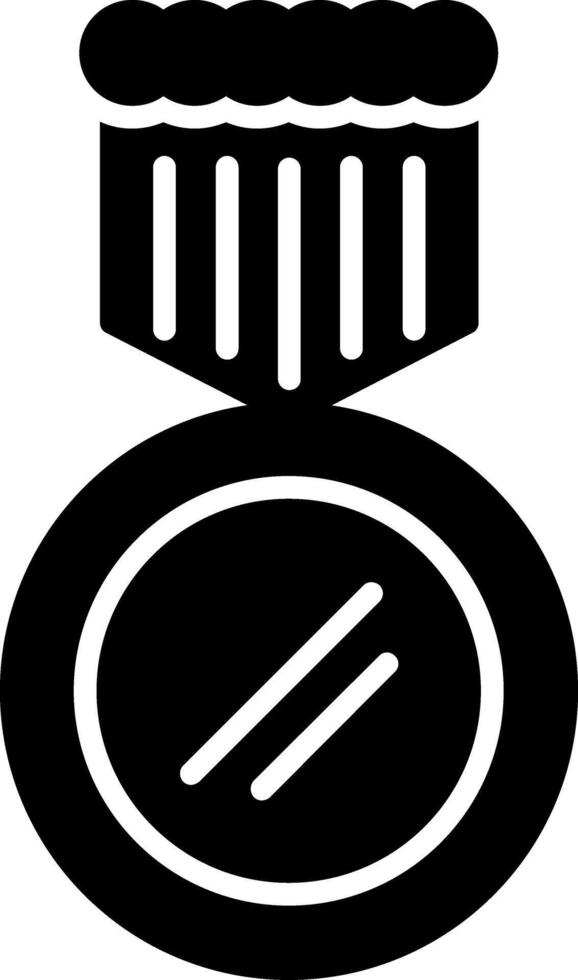 Medal Glyph Icon vector