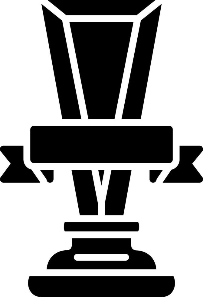 Trophy Cup Glyph Icon vector
