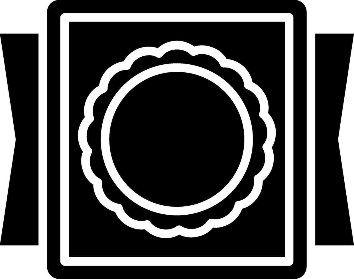 Banner Glyph Icon vector