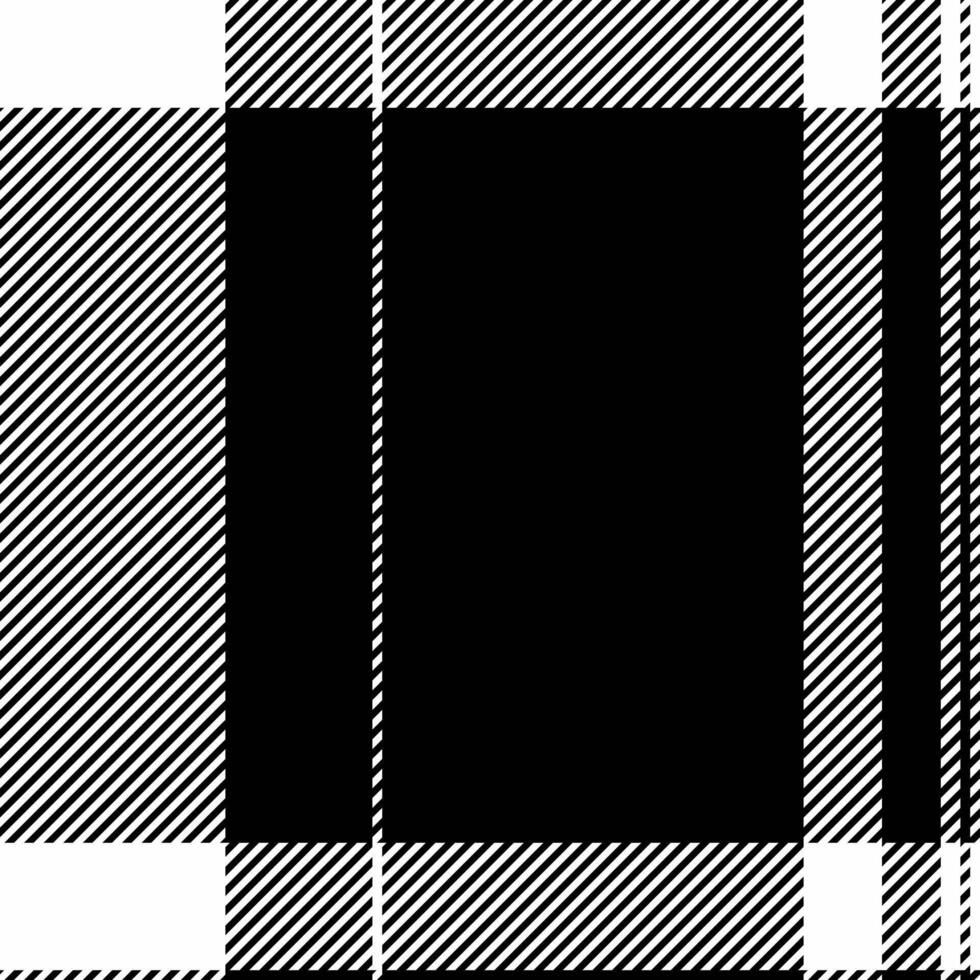 Cut out check seamless plaid, mexican pattern tartan textile. Checked fabric background texture in white and black colors. vector