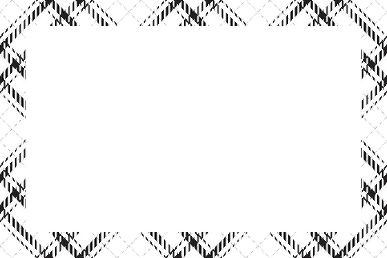 Vintage frame . Scottish border pattern retro style. Tartan plaid ornament. vector