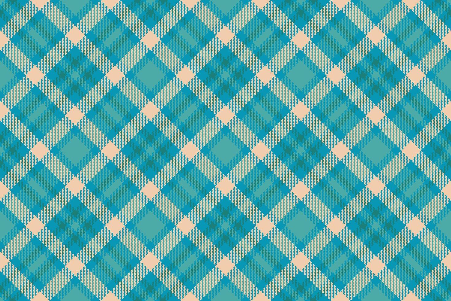 Layer background plaid seamless, pajamas texture fabric . Sky tartan check textile pattern in teal and cyan colors. vector