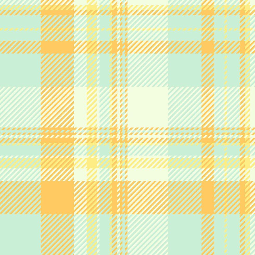 Quilt textile texture background, model seamless pattern check. Velvet tartan fabric plaid in light and amber colors. vector