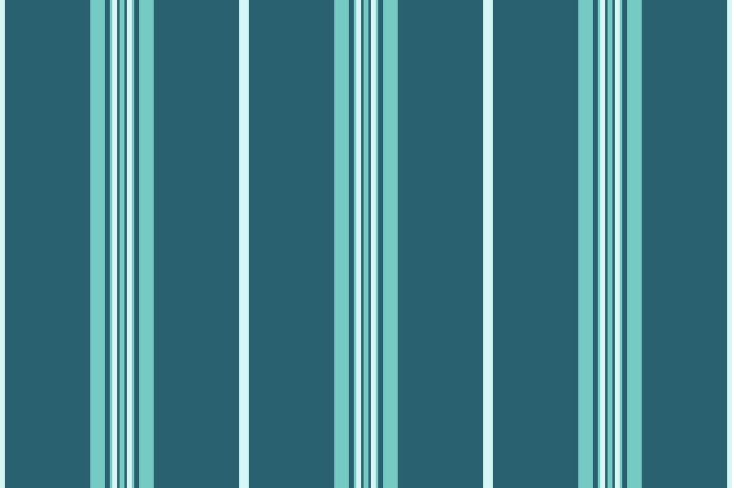 Wealth textile seamless lines, mexico pattern stripe. Flatform vertical texture fabric background in cyan and teal colors. vector