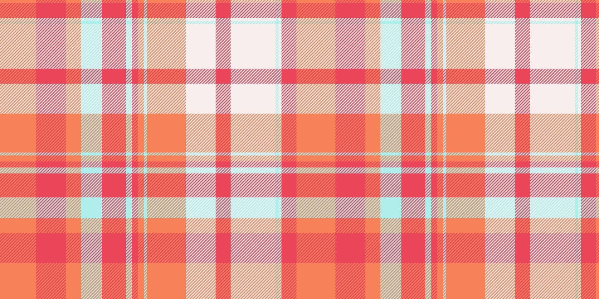 Britain pattern seamless check, geometry texture textile. Website fabric plaid background tartan in orange and red colors. vector