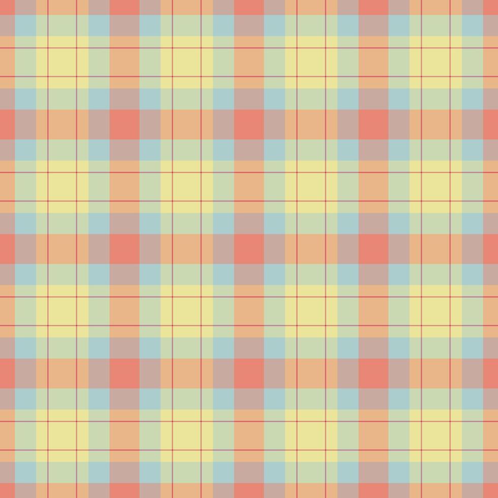 Book texture background tartan, arabic pattern plaid . French seamless textile fabric check in light and red colors. vector