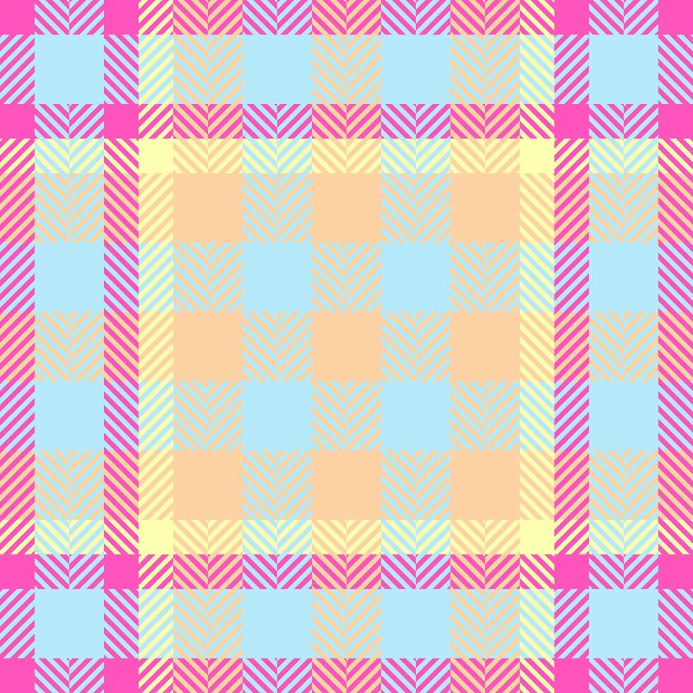 Textile design of textured plaid. Checkered fabric pattern swatch for shirt, dress, suit, wrapping paper print, invitation and gift card. vector