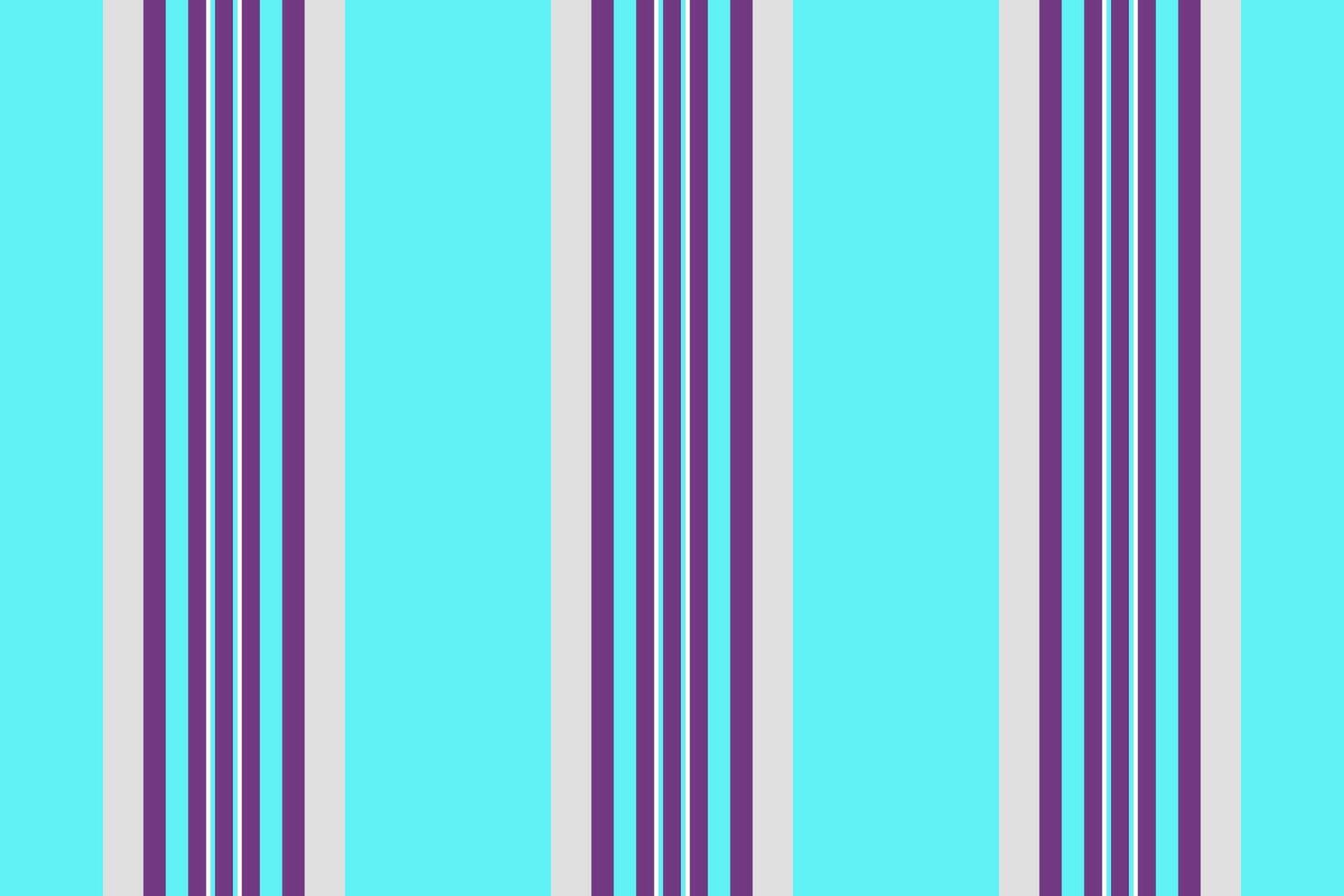 Youth seamless pattern vertical, 2025 stripe fabric texture. Ribbon textile background lines in cyan and purple colors. vector