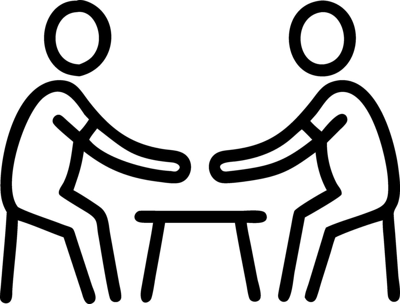 A dynamic scene of business professionals shaking hands over financial documents on a plain white table captured with a steady cam to emphasize agreement and partnership concept a vector